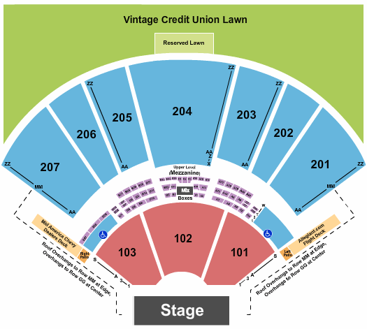 Hollywood Casino Amphitheatre Hollywood Casino Amphitheatre Seating Chart